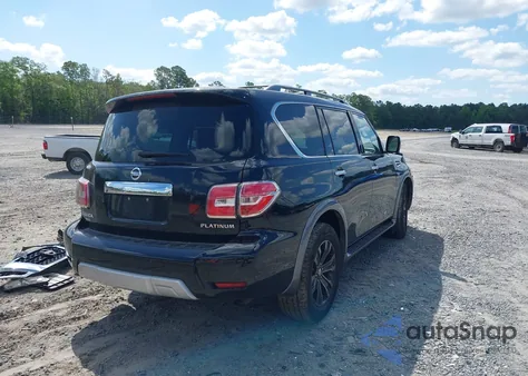 2017 Nissan Armada Platinum z USA, uszkodzony, nr VIN JN8AY2NE8H9707601
